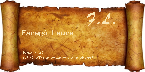 Faragó Laura névjegykártya